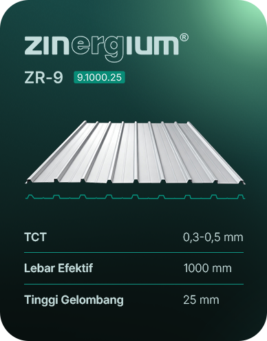 Atap ZINERGIUM® ZR-9 (9.1000.25)