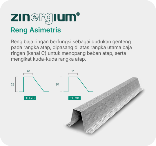 Reng ZINERGIUM® (Roof Batten)