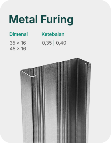 Metal Furing ZINERGIUM® (Top Hat)