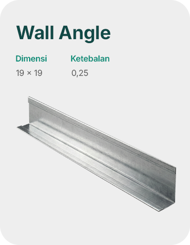 Wall Angle ZINERGIUM® (Siku Plafon)